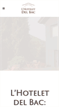 Mobile Screenshot of hoteletdelbac.com